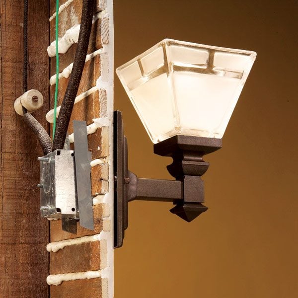 How to Connect Old Wiring to a New Light Fixture | The Family Handyman