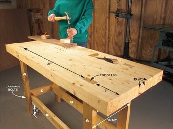 Build a Work Bench On a Budget | The Family Handyman