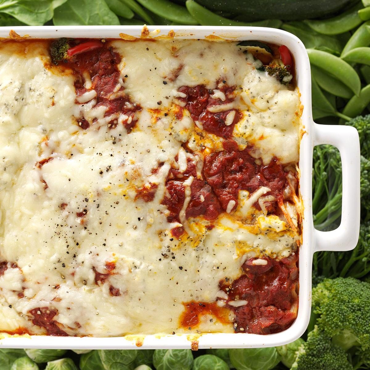 Garden Veggie Lasagna Recipe Taste of Home