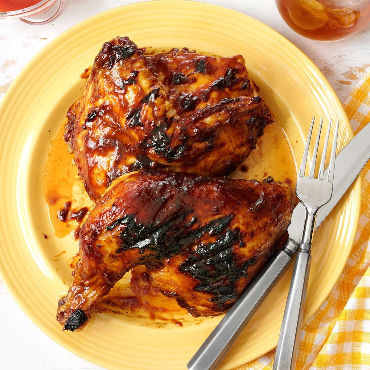 What is an easy recipe for barbecue chicken?