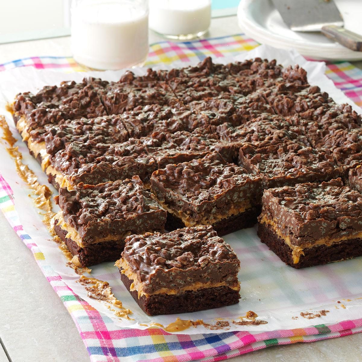 What is the best simple peanut butter brownie recipe?