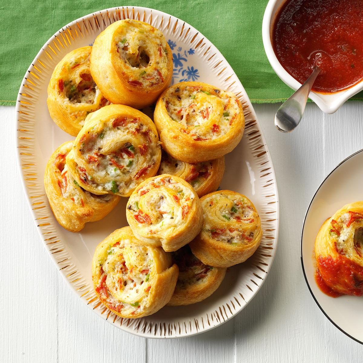 What are some pinwheel appetizer recipes?