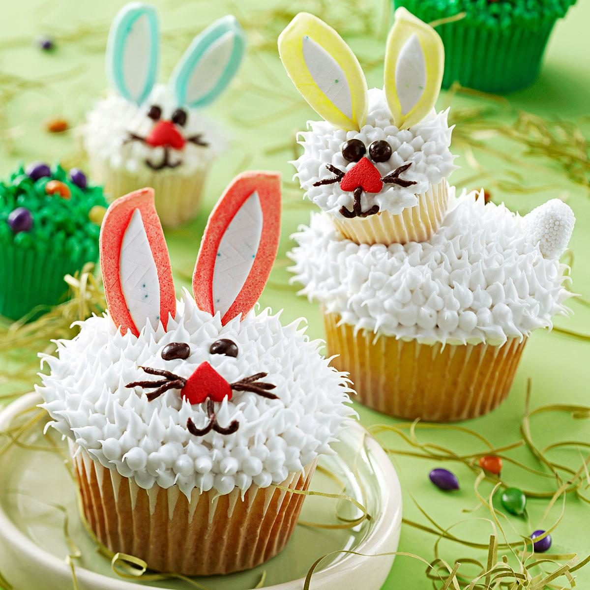 Easter Bunny Cupcakes Recipe | Taste of Home