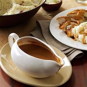 What is an easy brown gravy recipe?