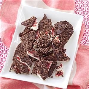 Raspberry-Mocha Chocolate Bark Recipe