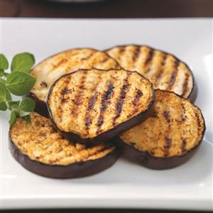 What are some grilled eggplant recipes?