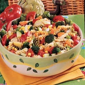 Where can you find an easy pasta salad recipe?