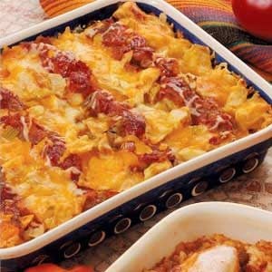 What is a good recipe for Mexican tortilla casserole?