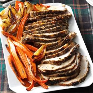 Image result for taste of home italian herb crusted pork loin