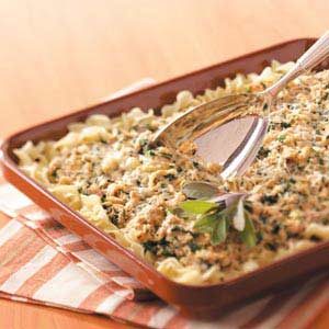 What is a basic tuna casserole recipe?