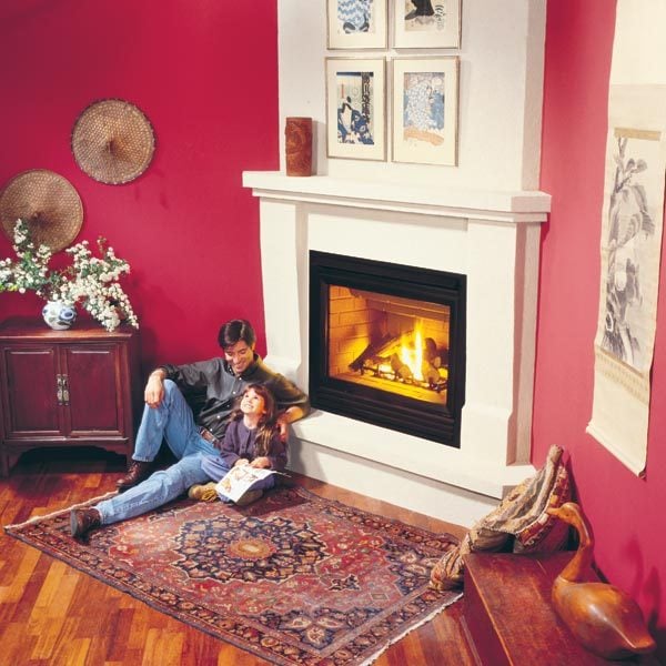 How to Install a Gas Fireplace | The Family Handyman front of the knee diagram 
