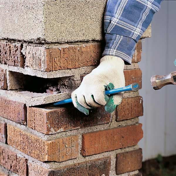 How to Reset a Loose Brick | The Family Handyman