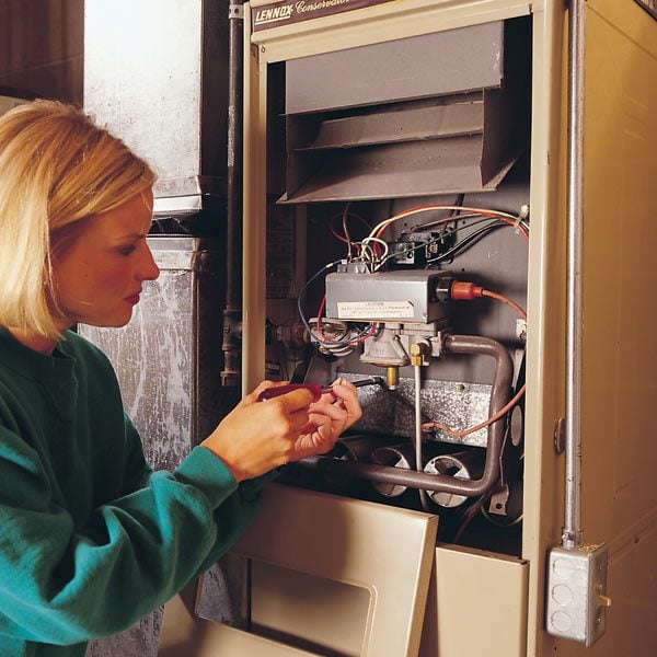 Do It Yourself Furnace Maintenance Will Save A Repair Bill ... gas furnace thermostat wiring 