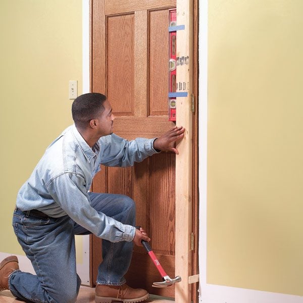 how to replace an interior door | the family handyman
