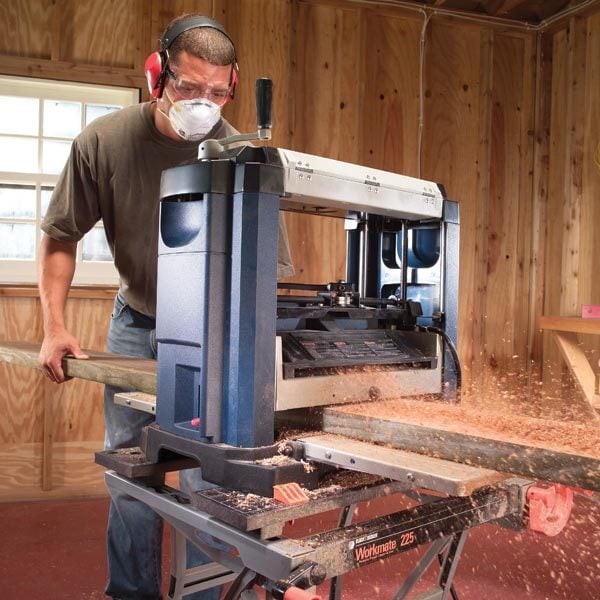 How to Use a Bench-Top Planer The Family Handyman