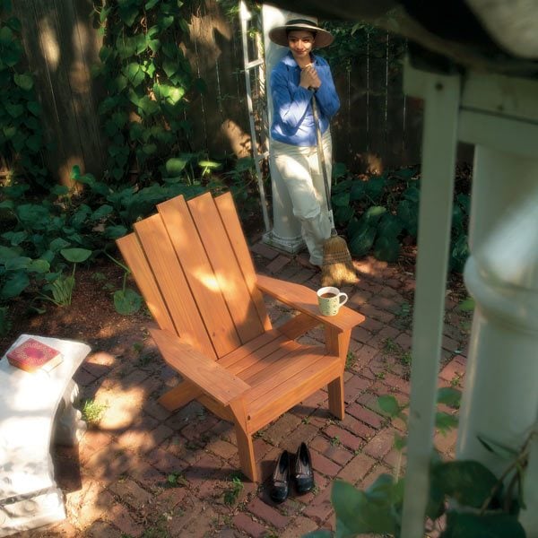 How to Make an Adirondack Chair and Love Seat The Family ...
