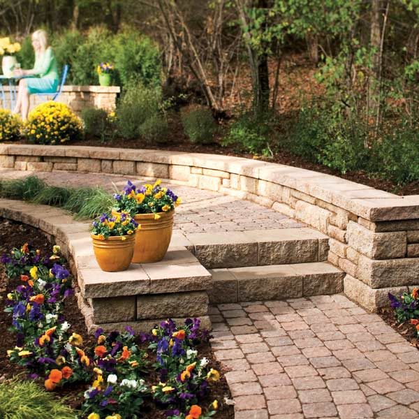 how to build a stone path and steps the family handyman