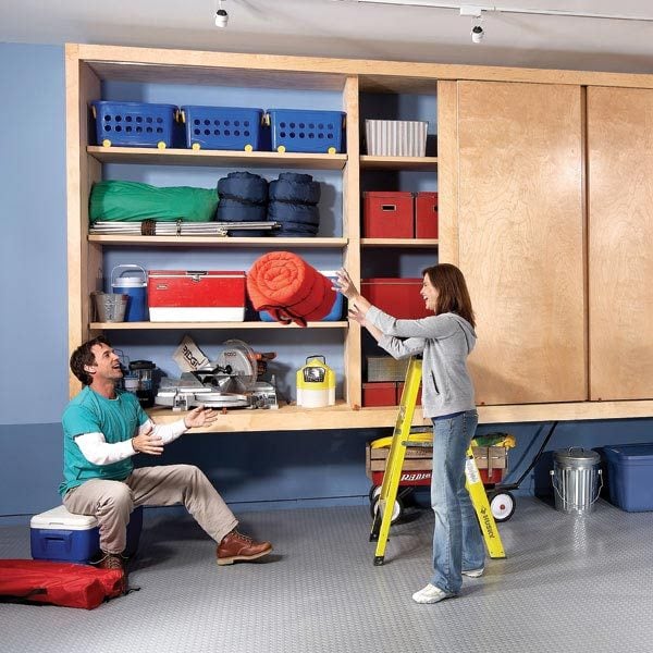 Giant DIY Garage Cabinet The Family Handyman