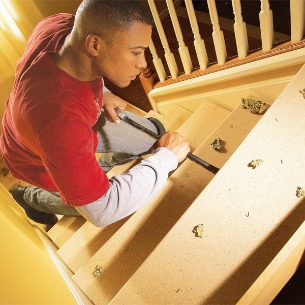 How to Repair Squeaky Stairs The Family Handyman