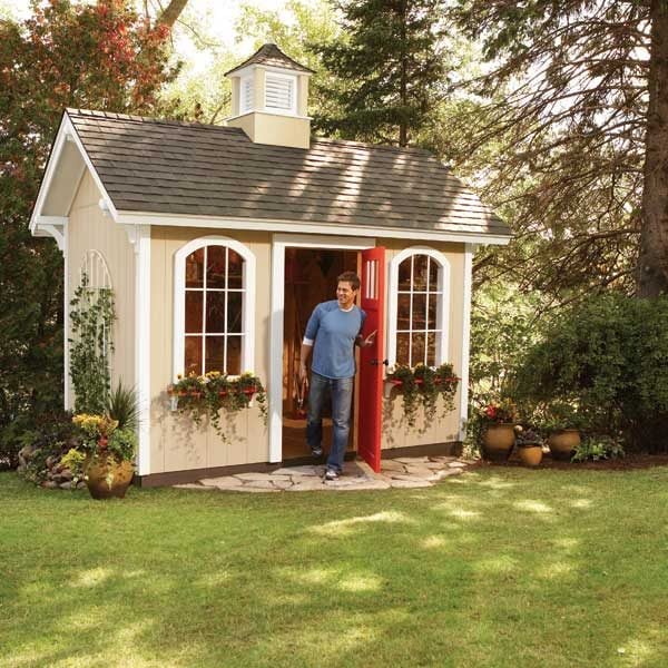how to build a cheap storage shed garden pinterest