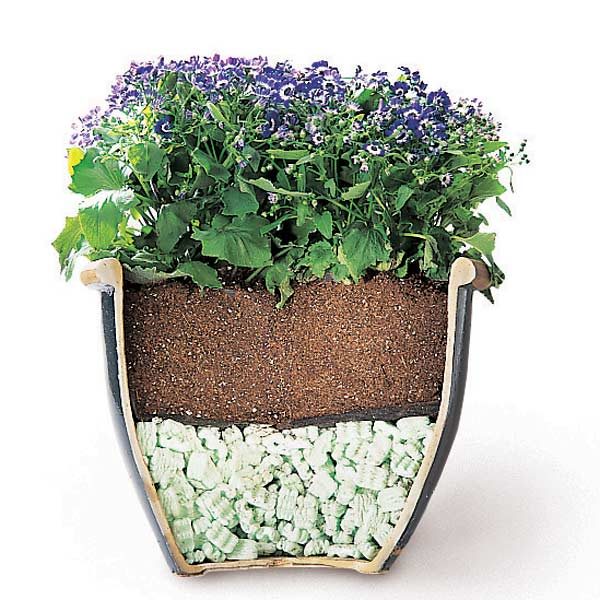 potted plants planters heavy moving flowers outdoor tips way display drainage cut half