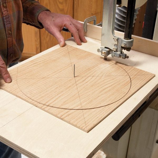 Woodworking: Techniques to Cut Circles With a Band Saw ...