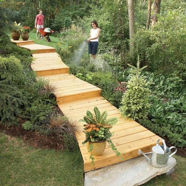 How to Build a Wooden Boardwalk | The Family Handyman