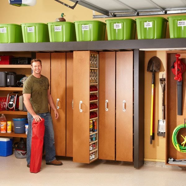 Garage Storage: Space-Saving Sliding Shelves | The Family Handyman