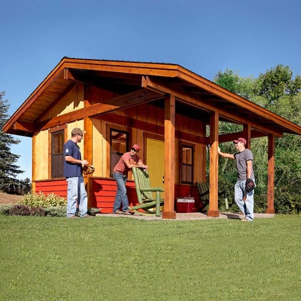 How to Build a Shed With a Front Porch | The Family Handyman