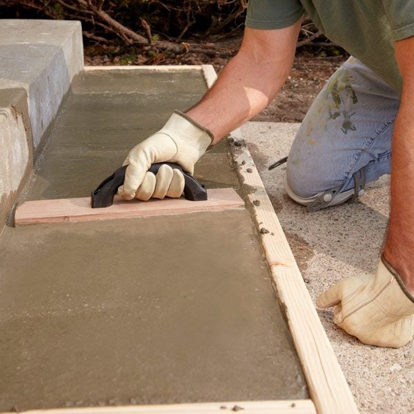 Repair or Replace - Pouring Concrete Steps | The Family 