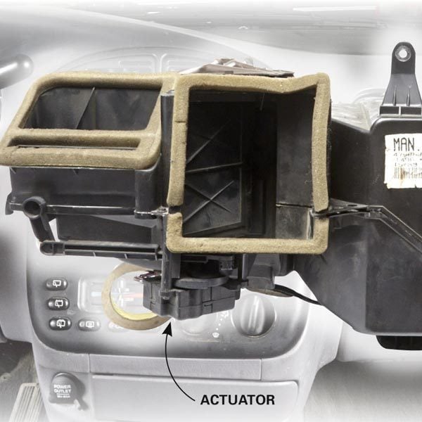 Car Heater Blowing Cold Air? Check the Actuator | The ... passenger compartment fuse box diagram mack 