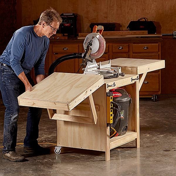 Convertible Miter Saw Station Plans The Family Handyman