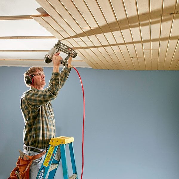 how to install a tongue and groove ceiling the family