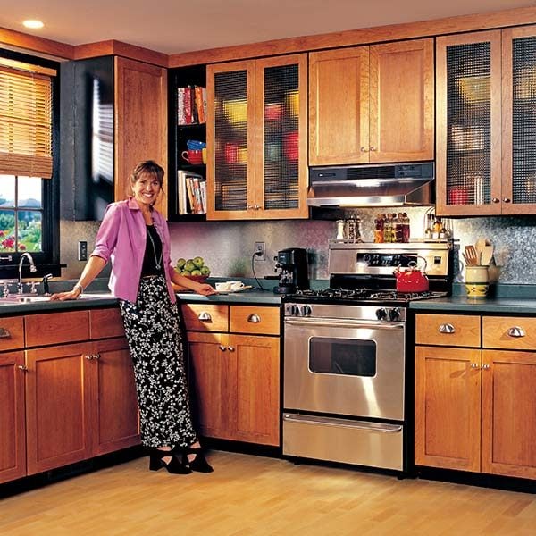 How do you refurbish used cabinets?