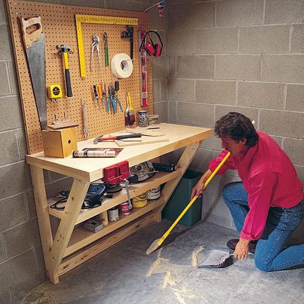 how to build workbenches: 4 knockdown designs the family