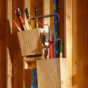 slanted garden tool rack plans the family handyman