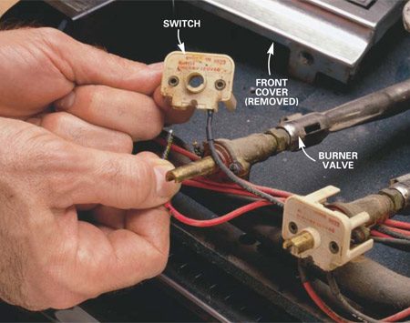 How to Repair a Gas Range or an Electric Range | The ... ge electric cooktop wiring diagram 
