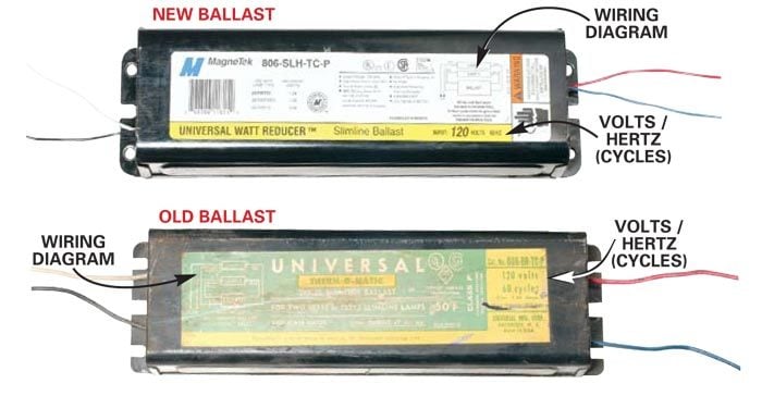 How To Replace A Fluorescent Light Ballast