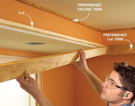 How to Build a Soffit Box with Recessed Lighting | The Family Handyman