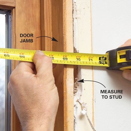 How do you determine a rough opening for a pocket door?