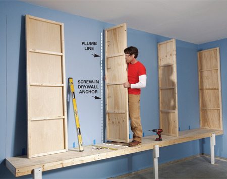How To Build A Garage Storage Cabinet