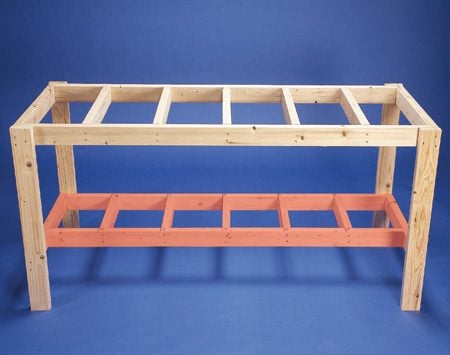 How to Build a Workbench: Super Simple $50 Bench The ...
