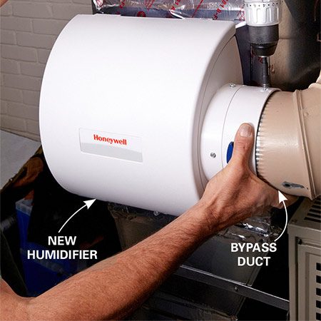 How can you install a humidifier on your own?