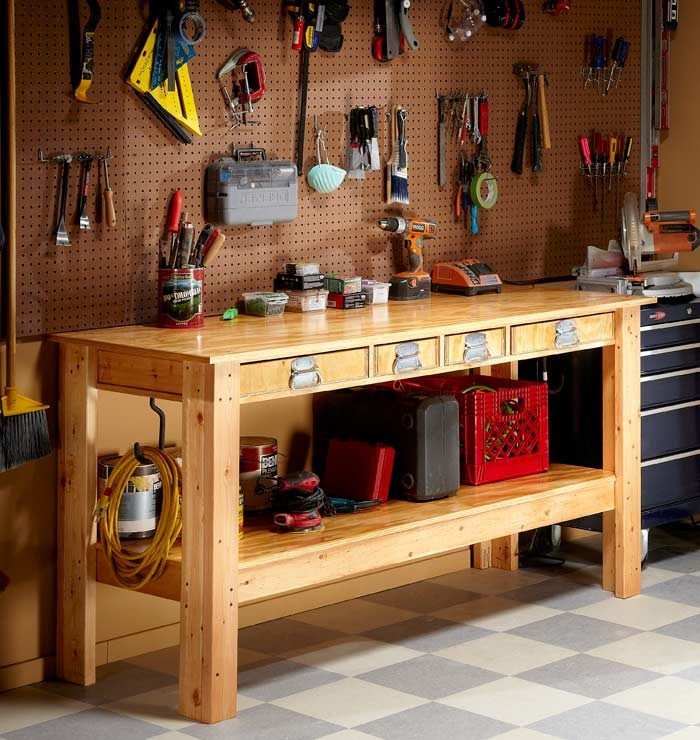 Simple Workbench Plans The Family Handyman