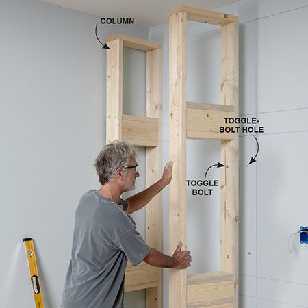 Showcase Built-In Bookcase Plans | The Family Handyman