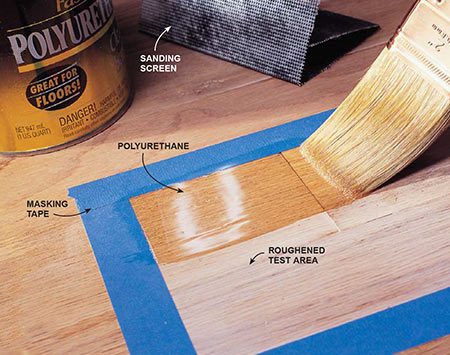 How do you sand a hardwood floor?