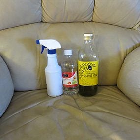 best way to clean leather couch