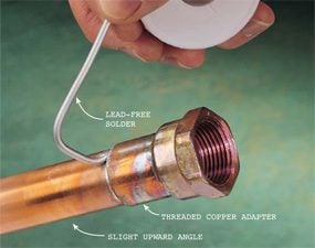 How To Sweat Copper Pipe Diy Family Handyman