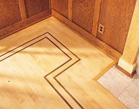 How To Lay Hardwood Floor With, Hardwood Floor Borders