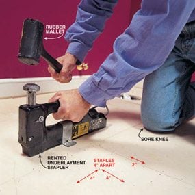How to Install Vinyl Flooring in a Sheet (DIY) | Family Handyman